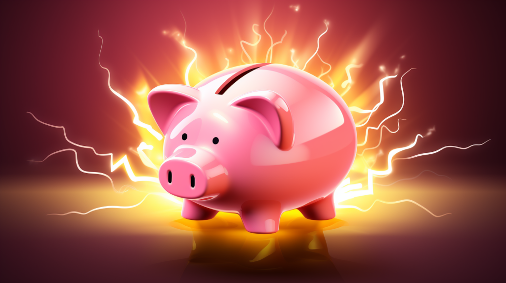 piggy bank saving energy - Len Dowd and Co - Townsville - Queensland